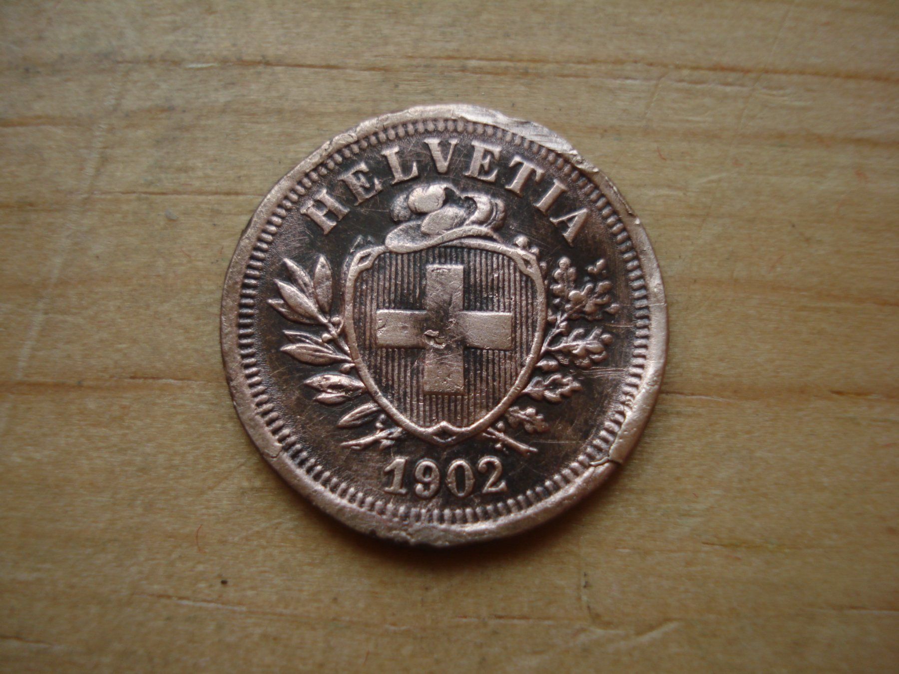 Tutti le monete: (N1) 1 Rappen  1902 – Usato da Erlach venduto da Net-Coins