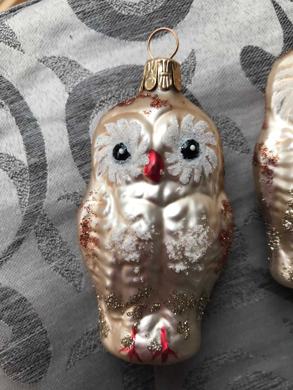 Tutte le decorazioni: Eulen Eule Vogel Christbaumschmuck – Nuovo e nell'imballaggio originale da Alpnach Dorf venduto da marvo 2