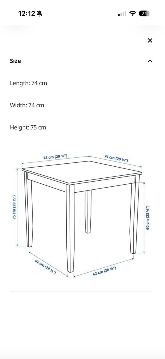 Tavoli: IKEA LERHAMN Küchentisch / kitchen table  – Usato da Zürich venduto da eon_7m6l 4