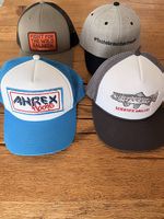 4x Fly Fishing Caps   nur im Set