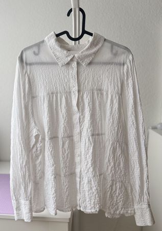 Weisse Bluse Grösse M