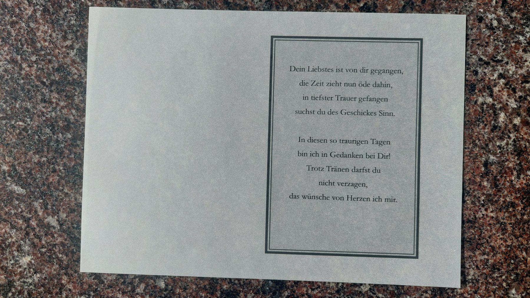 Cartoline: Trauerkarte – Nuovo (secondo la descrizione) da Erlinsbach venduto da pfunky 2