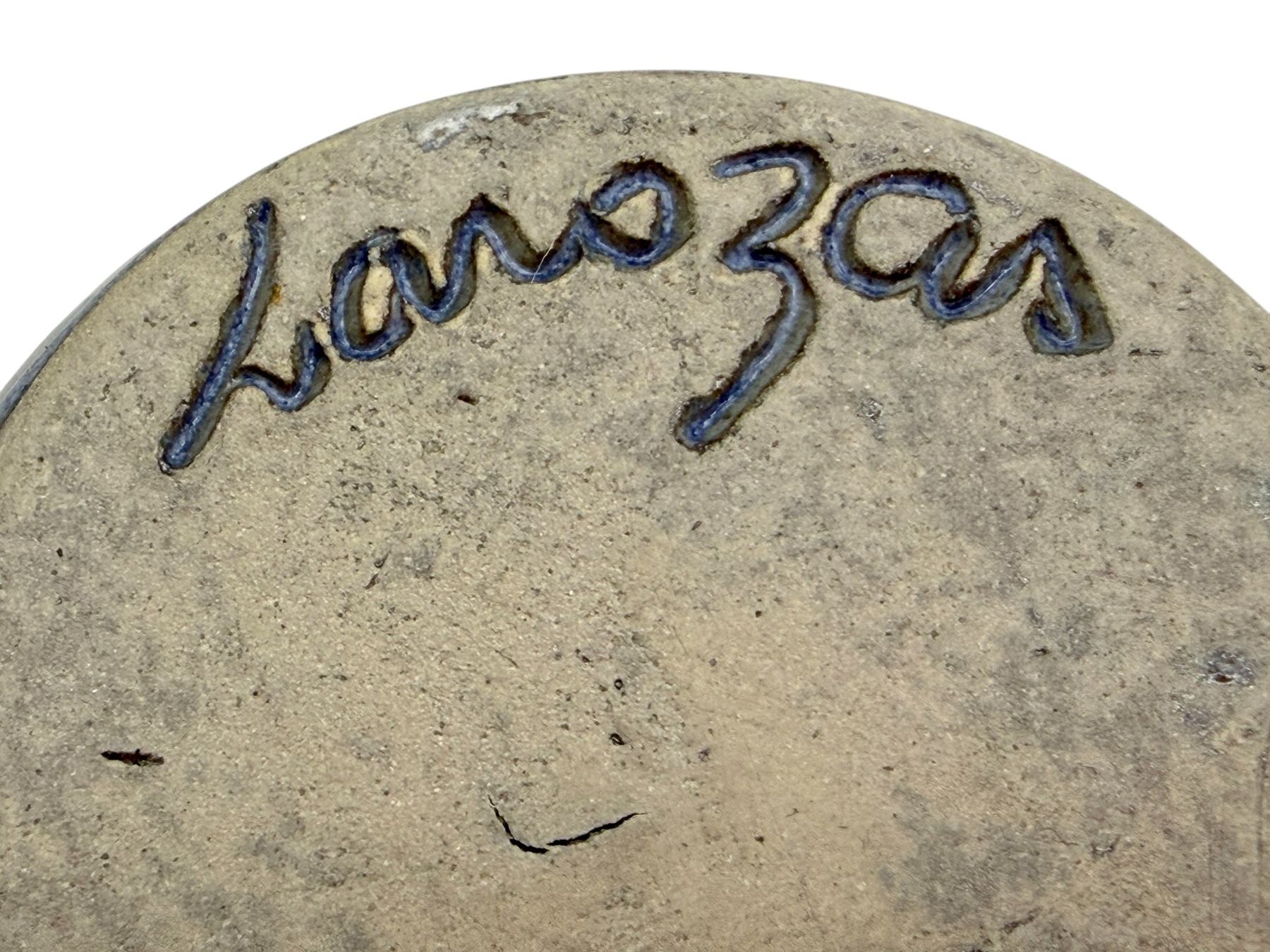 Vasi & Recipienti: Vase LAROZAS en céramique émaillée bleu – Usato da Morges venduto da Novantica 9