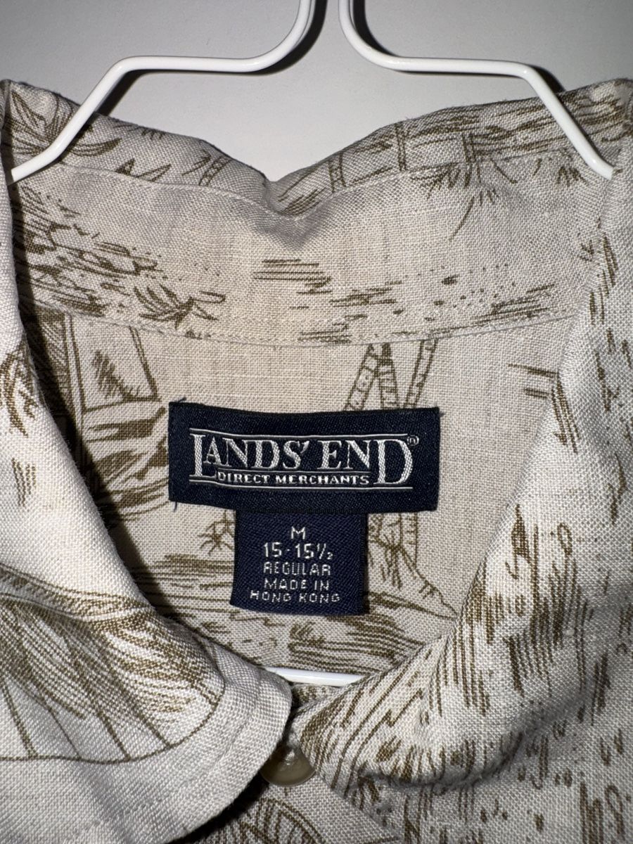 Camicie: Herren Hemd kurzarm Lands' End Grösse M  – Usato da Watt venduto da lou_m5tq 2