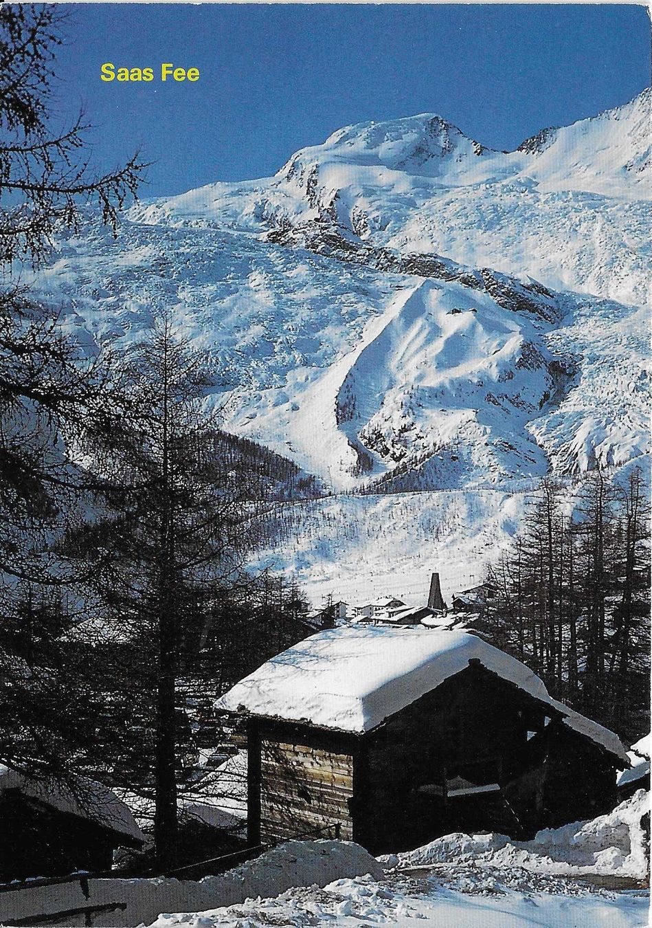 Ansichtskarten: Saas Fee VS – Gebraucht aus Rothrist von Stranglehold