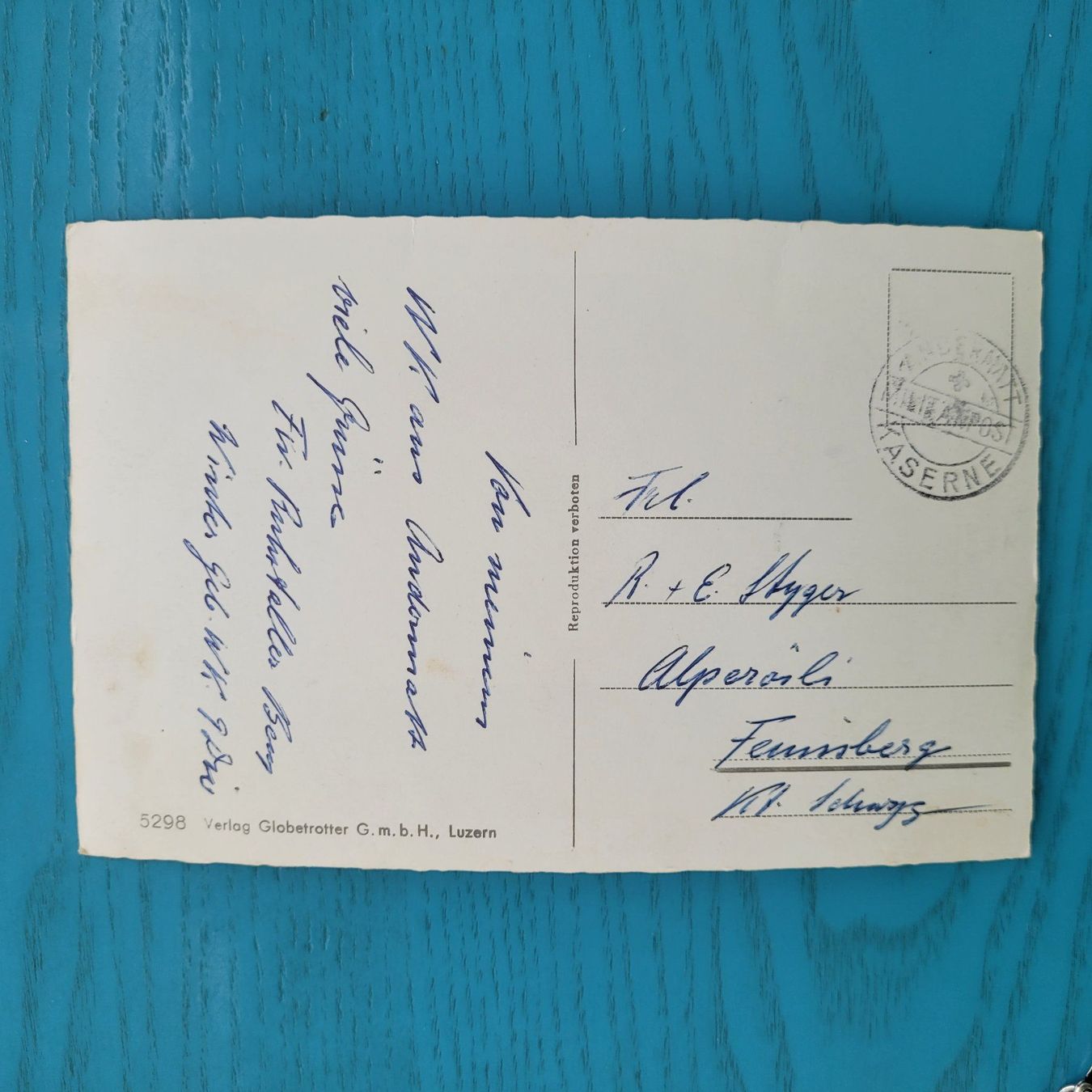Cartoline postali: Baden , Stadtturm mit Hotel Engel – Usato da SCHÜBELBACH venduto da CoKaHa 1