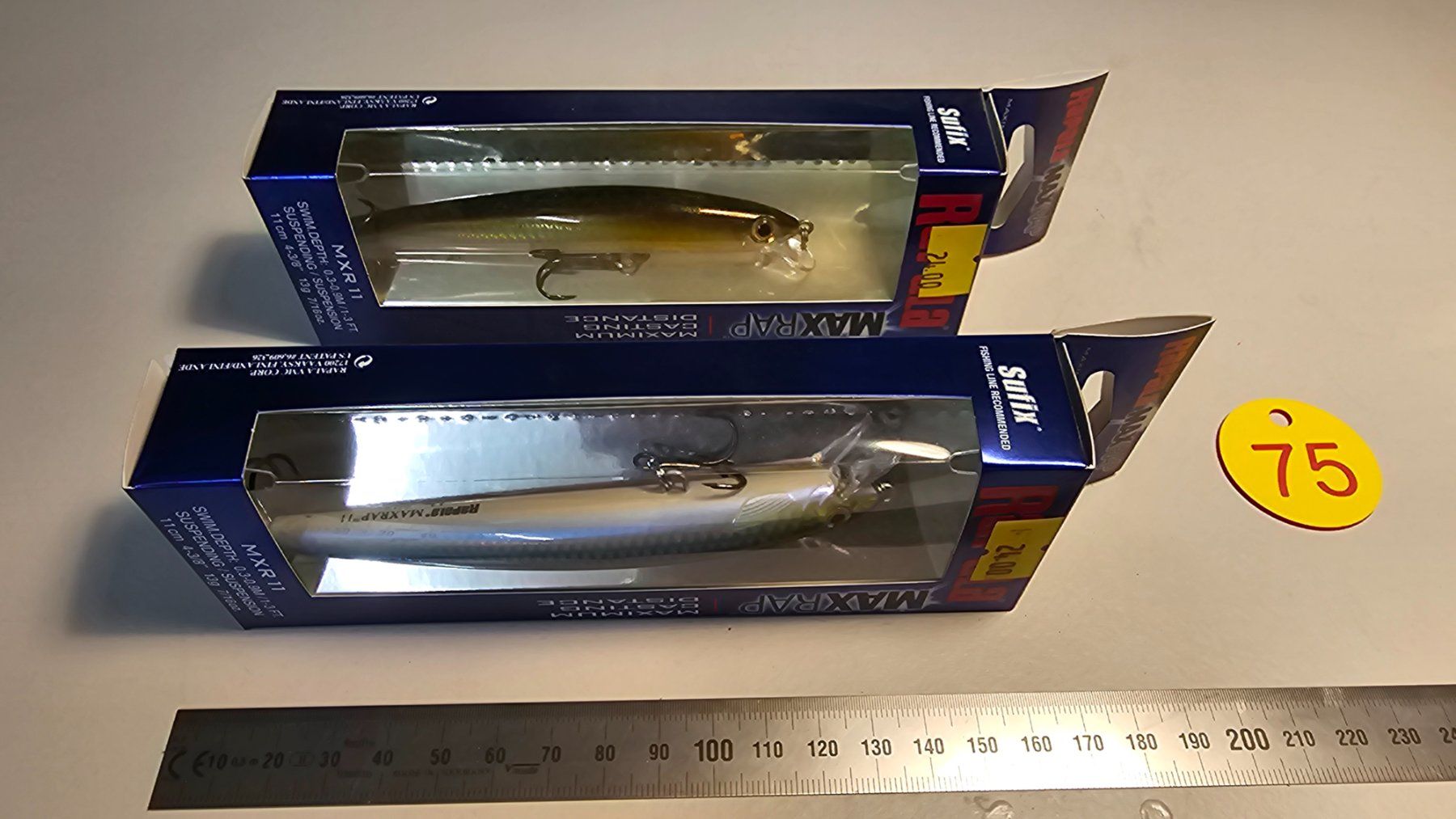 Rapala Esche: 2 Rapala Maxrap Köder, neu & OVP, Top Zustand, Max Casting – Nuovo e nell'imballaggio originale da Abtwil SG venduto da Fischerei_Artikel