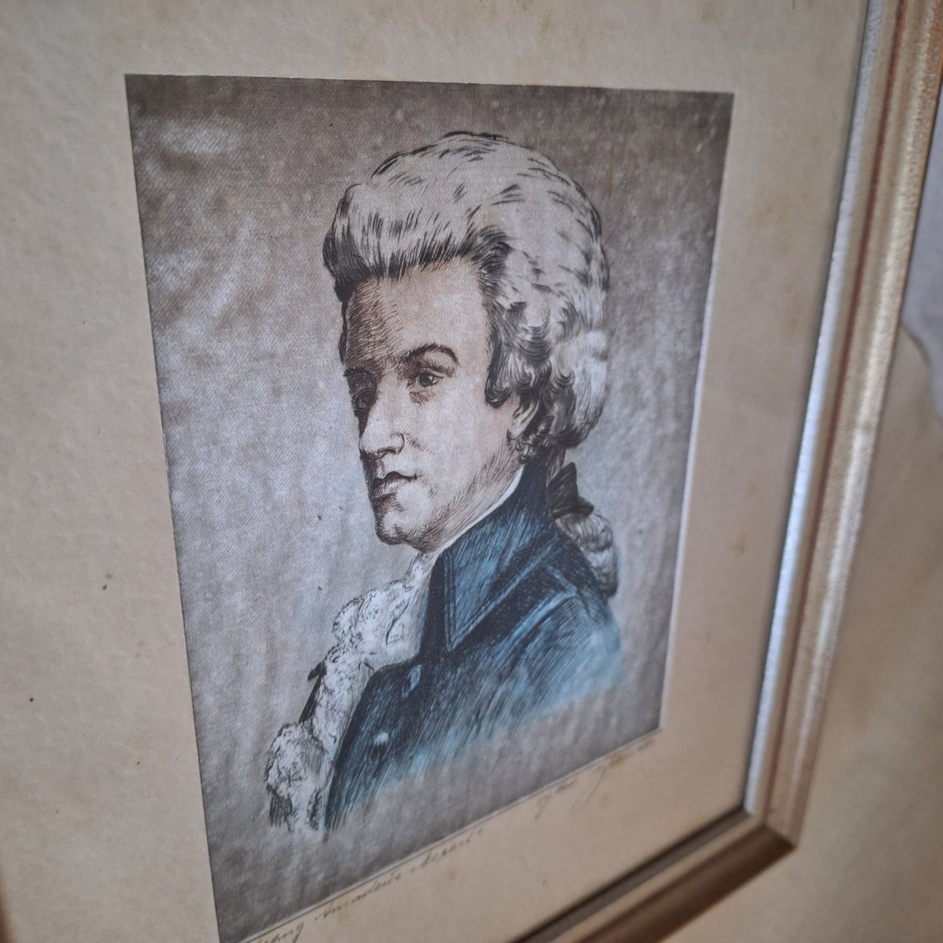 Foto & Immagini: Schönes Bild Wolfgang Amadeus Mozart – Usato da Winterthur venduto da Goldpipau 6