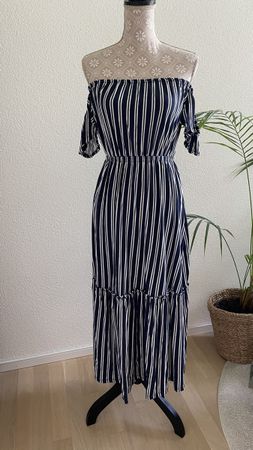 LASCANA Maxikleid Gr. 36, gestreift