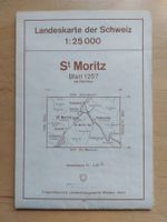 Landeskarte der Schweiz - ST. MORITZ