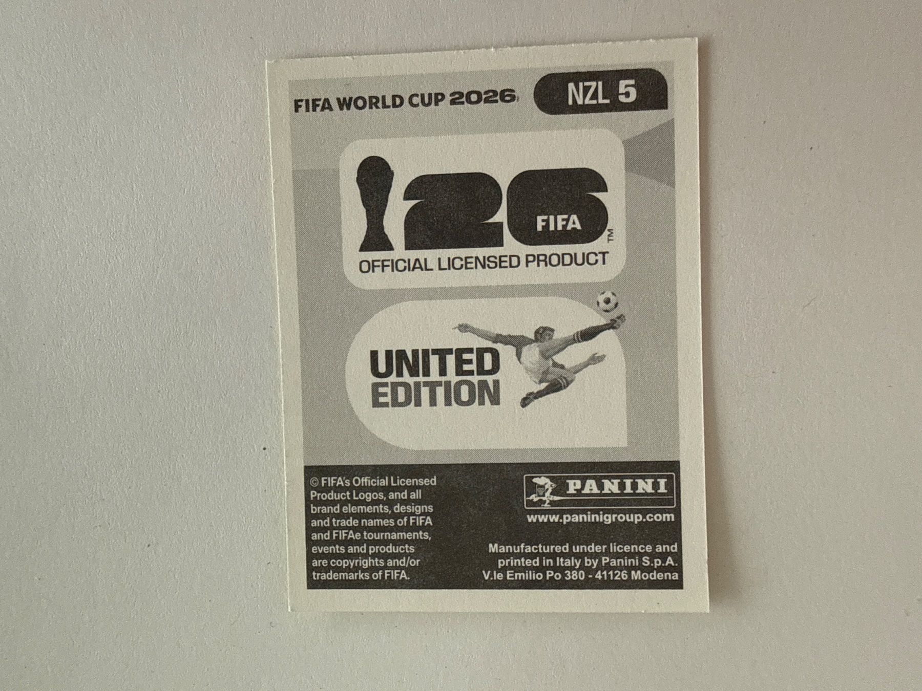 Panini Carte collezionabili: Cacace NZL5 - Panini CH Edition WM 2026 – Nuovo (secondo la descrizione) da Grenchen venduto da nicus_aveiro 1