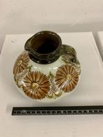 Keramik Krug mit Blumenmuster, Keramik Haas Handarbeit Ki4