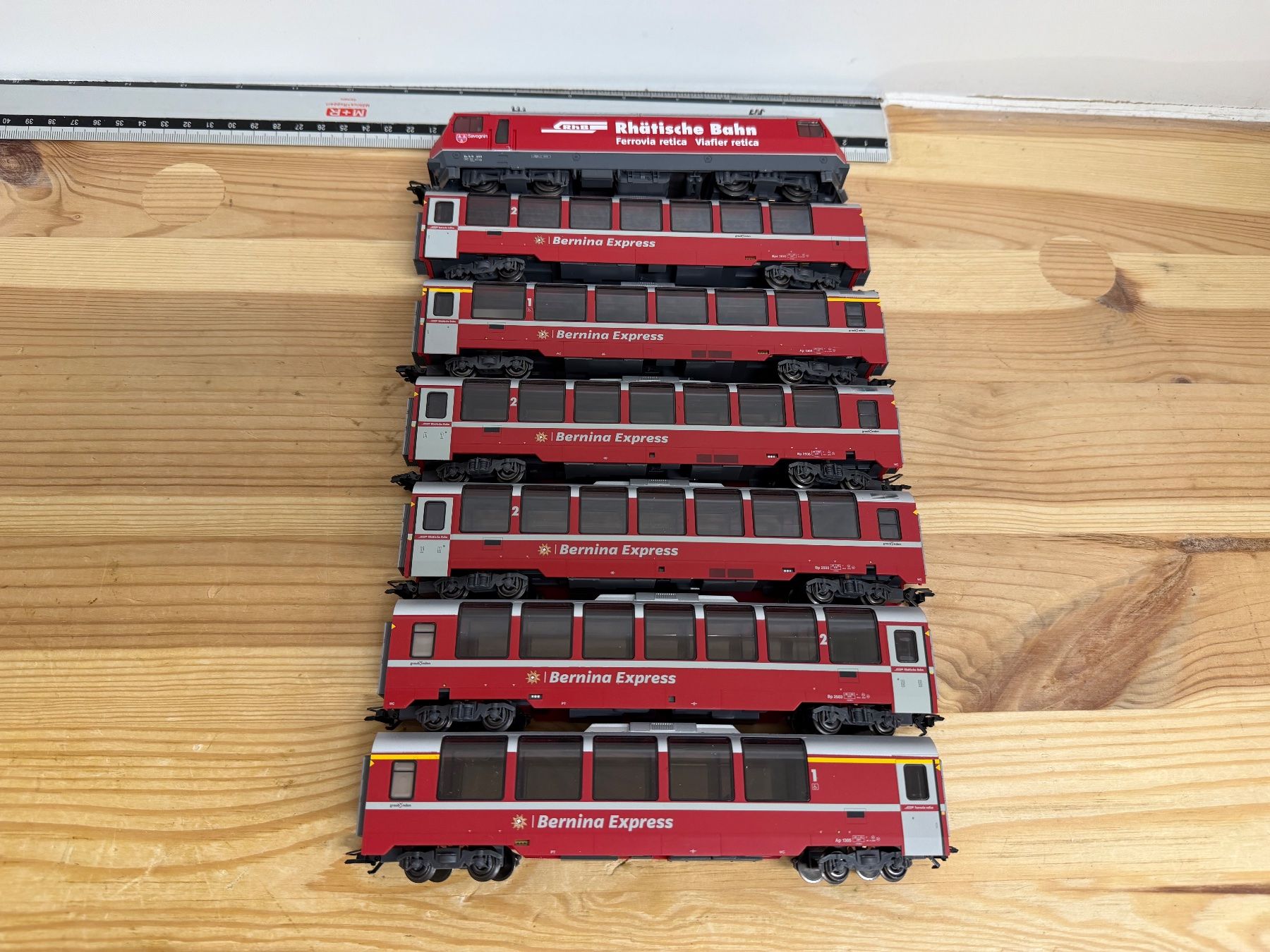 Bemo Modellini di ferrovie: Bemo KomplettZug Digital Bernina Express – Usato da Büsserach venduto da ModellbahnDepot 2