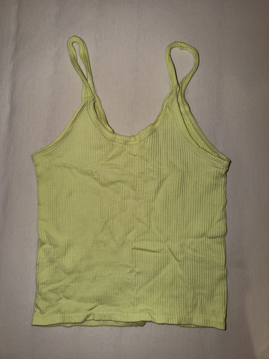 Top: Women Tank Top Lime Green – Usato da Lenzburg venduto da cid_pc7z 1