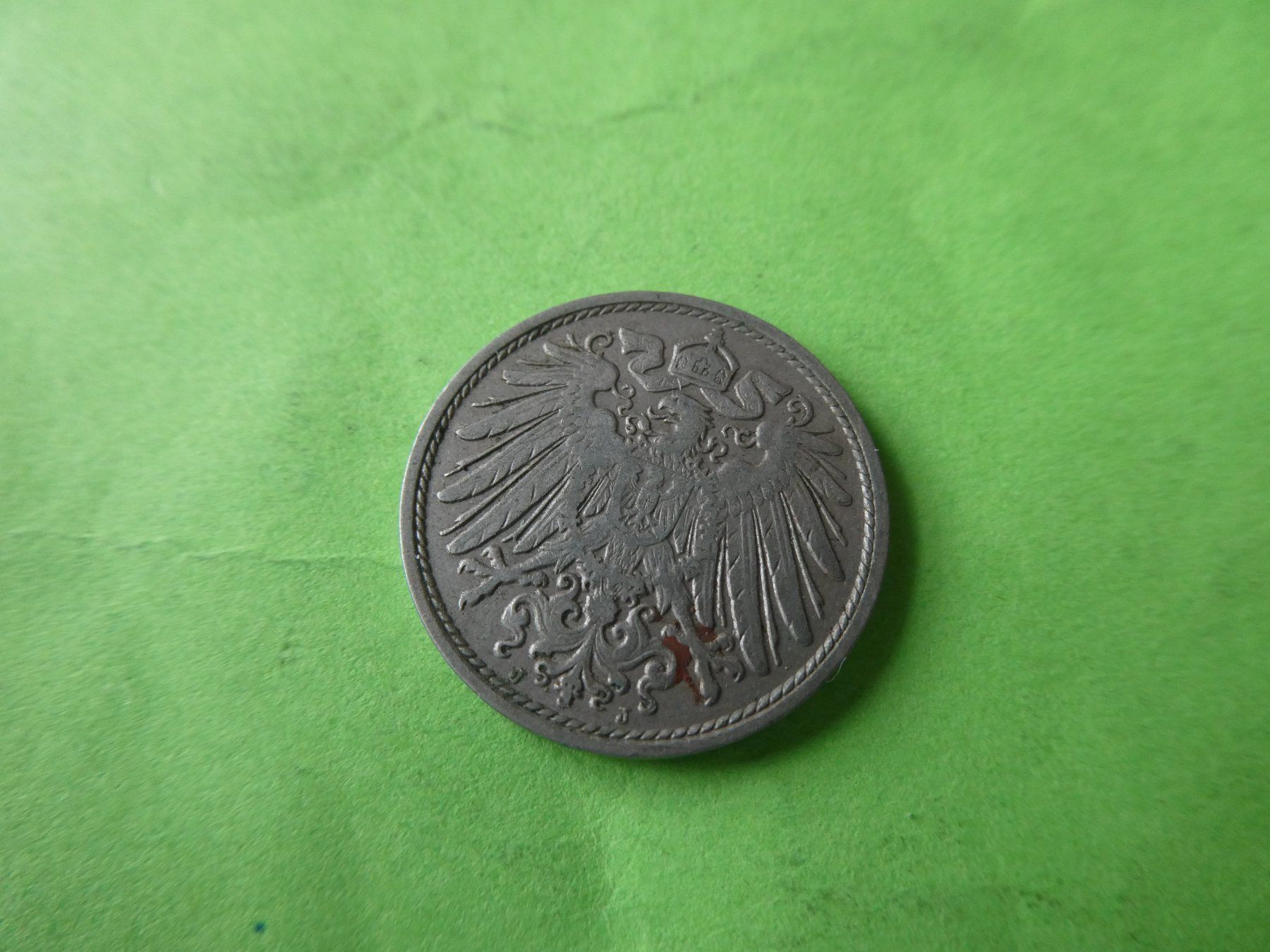 Tutti le monete: Dt. Reich 1908 J, 10 Pfennig – Usato da Hinterforst venduto da Rohusri 1