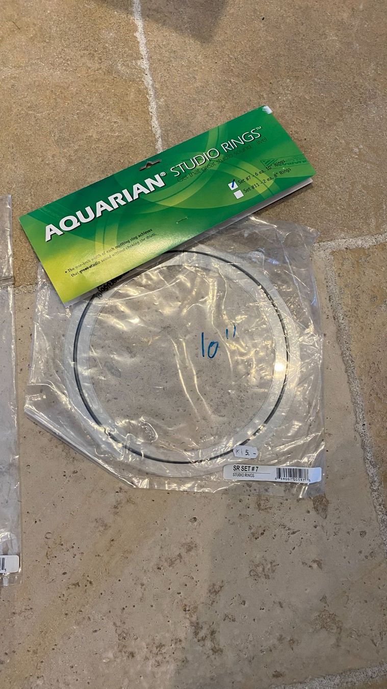 Strumenti musicali: Lot de 2+2 Studio Ring Aquarian 10'' + 12'' – Nuovo e nell'imballaggio originale da Gland venduto da musiquegland 2