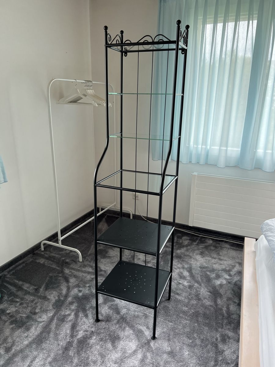 Scaffali: Black metal shelf unit – Usato da Appenzell venduto da ann_2zcp