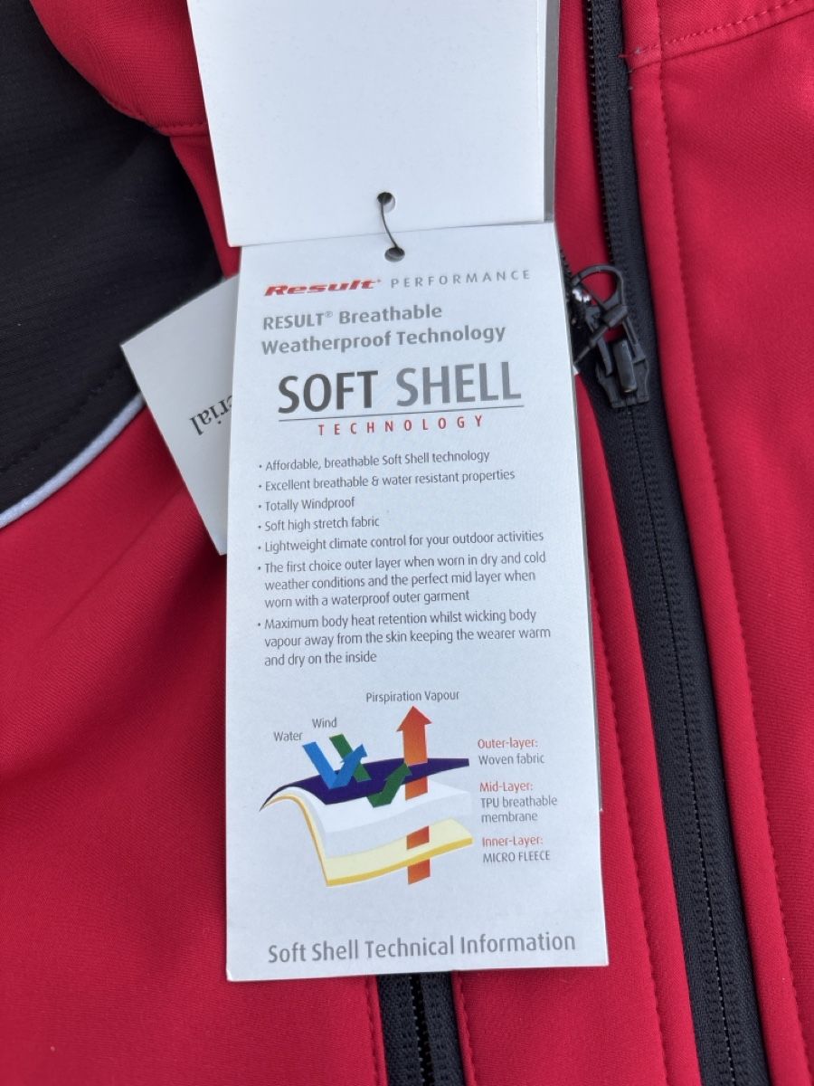 Giacche: Softshell Jacke, NEU, Rot/Schwarz, Grösse L – Nuovo (secondo la descrizione) da Thun venduto da re65ge 4