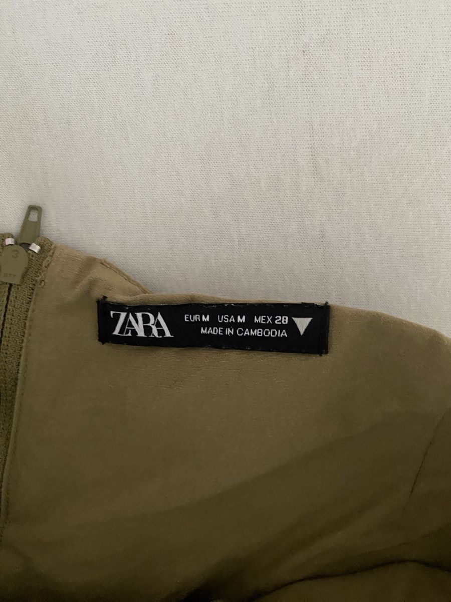 Zara Gonne: Khaki Cargo Minirock – Usato da Luzern venduto da champagnelaury 2