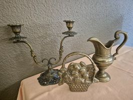 Lot aus Messing, Deko Rarität