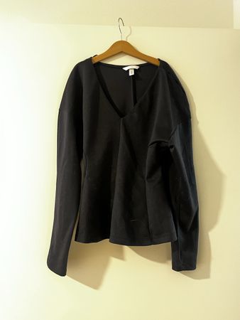 Sculptural Top black S 