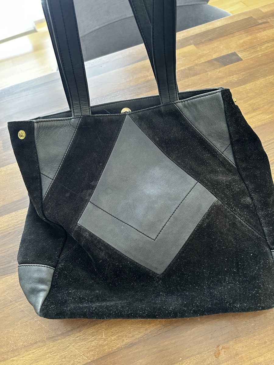 Becksöndergaard Borse da donna: Original BECKSÖNDERGAARD Leder-Shopper Handtasche Schwarz – Usato da Balsthal venduto da LaLiLu77 4