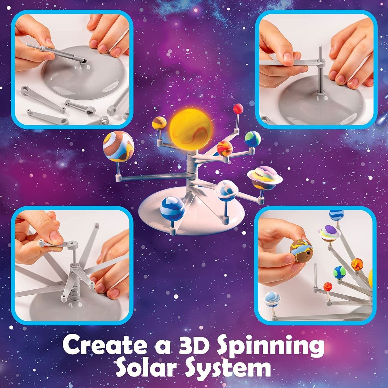 Bastelsets: Mini Galaxy 3D Solar System - Set - Weltraum - Fabrikneu ! – Neu und originalverpackt aus Lugano von Pocketpixel 4