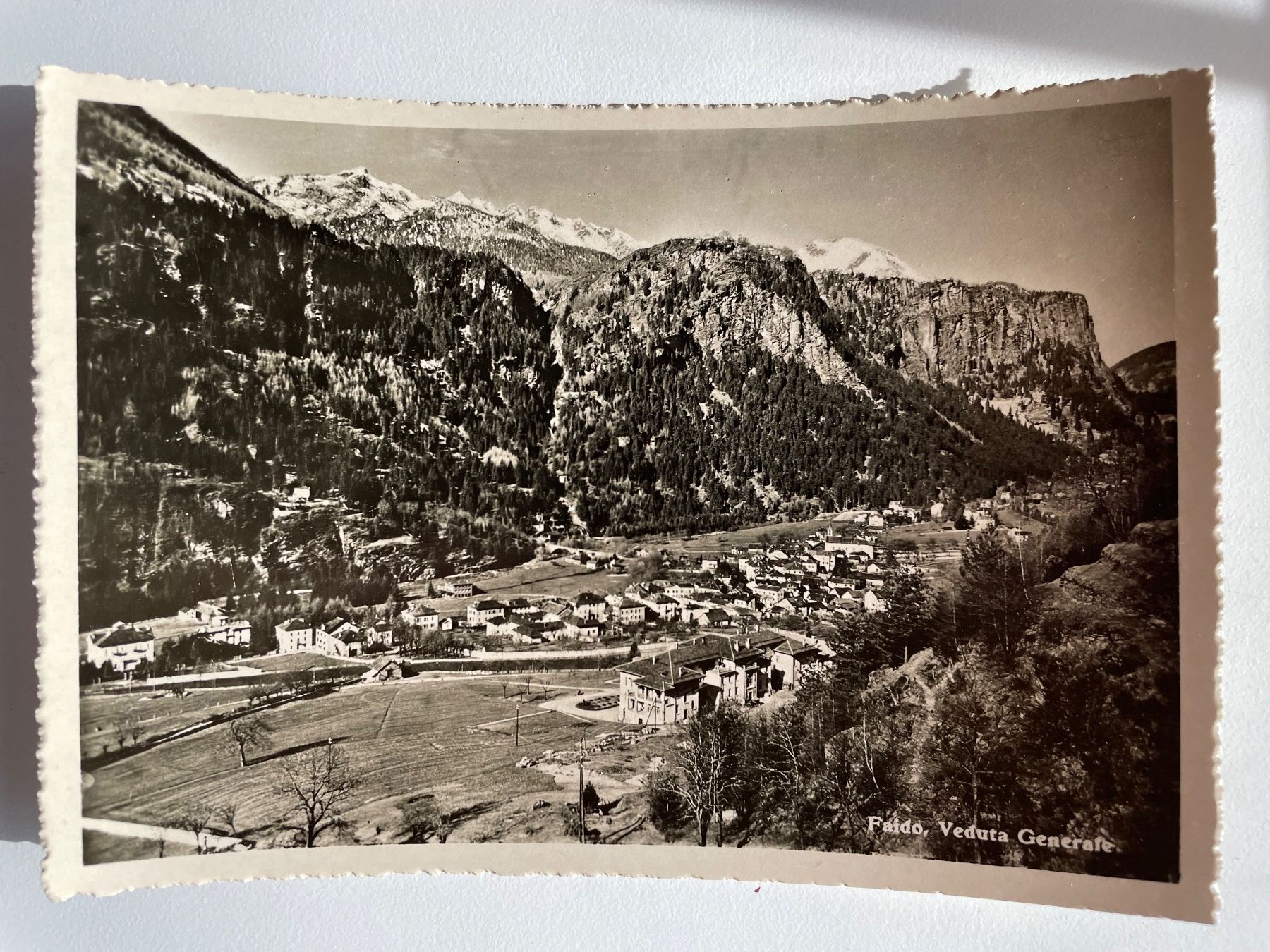 Cartoline postali: Faido panorama – Usato da Faido venduto da Fusnengo