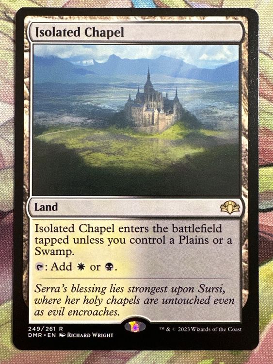 Magic The Gathering – Isolated Chapel (Cappella Isolata) – Carta Rara Da Dominaria (DOM)