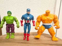 90er Marvel HULK THING CAPTAIN AMERICA Toy Biz VINTAGE