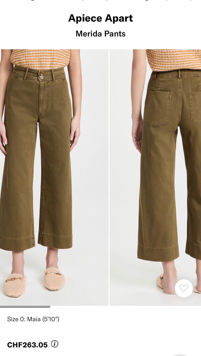 Pantalons: Hose von Apiece Apart – D'occasion à Zürich par Misomi 6