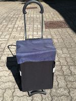 Einkaufstrolley Andersen schwarz Stoff guter Zustand 60cm