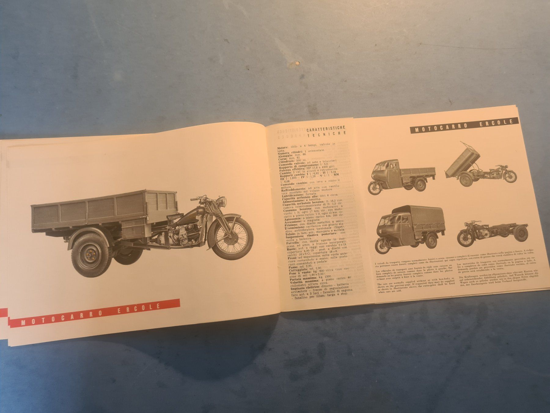 Moto Guzzi Documenti: MOTO GUZZI BROCHURE VINTAGE COLLECTION – Usato da Bellevue venduto da BURGOLMANIA 7