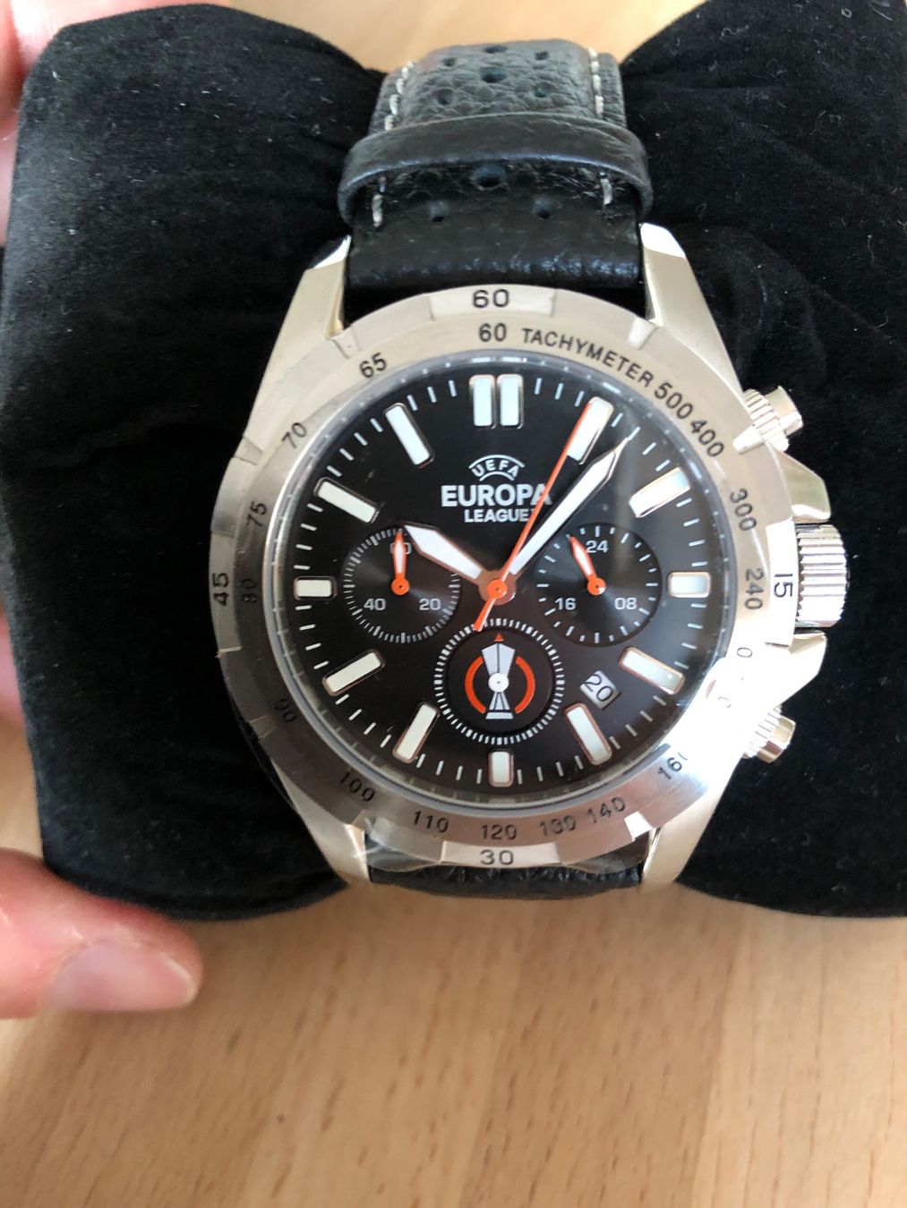Jacques Lemans Orologi: UEFA EL-101A Jaques Lemans Chronograph – Nuovo e nell'imballaggio originale da Zürich venduto da spiidpta