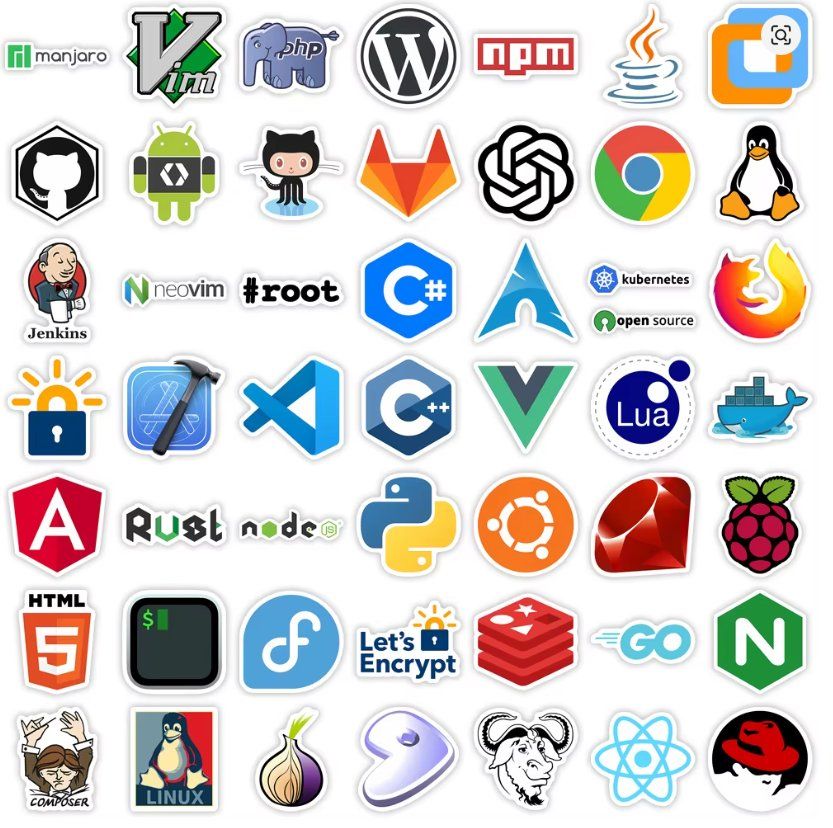 Sticker: 50Stk Entwickler C# php Vue js Code Sticker Aufkleber SCD02 – Nuovo e nell'imballaggio originale da Illnau venduto da diy-shop 1