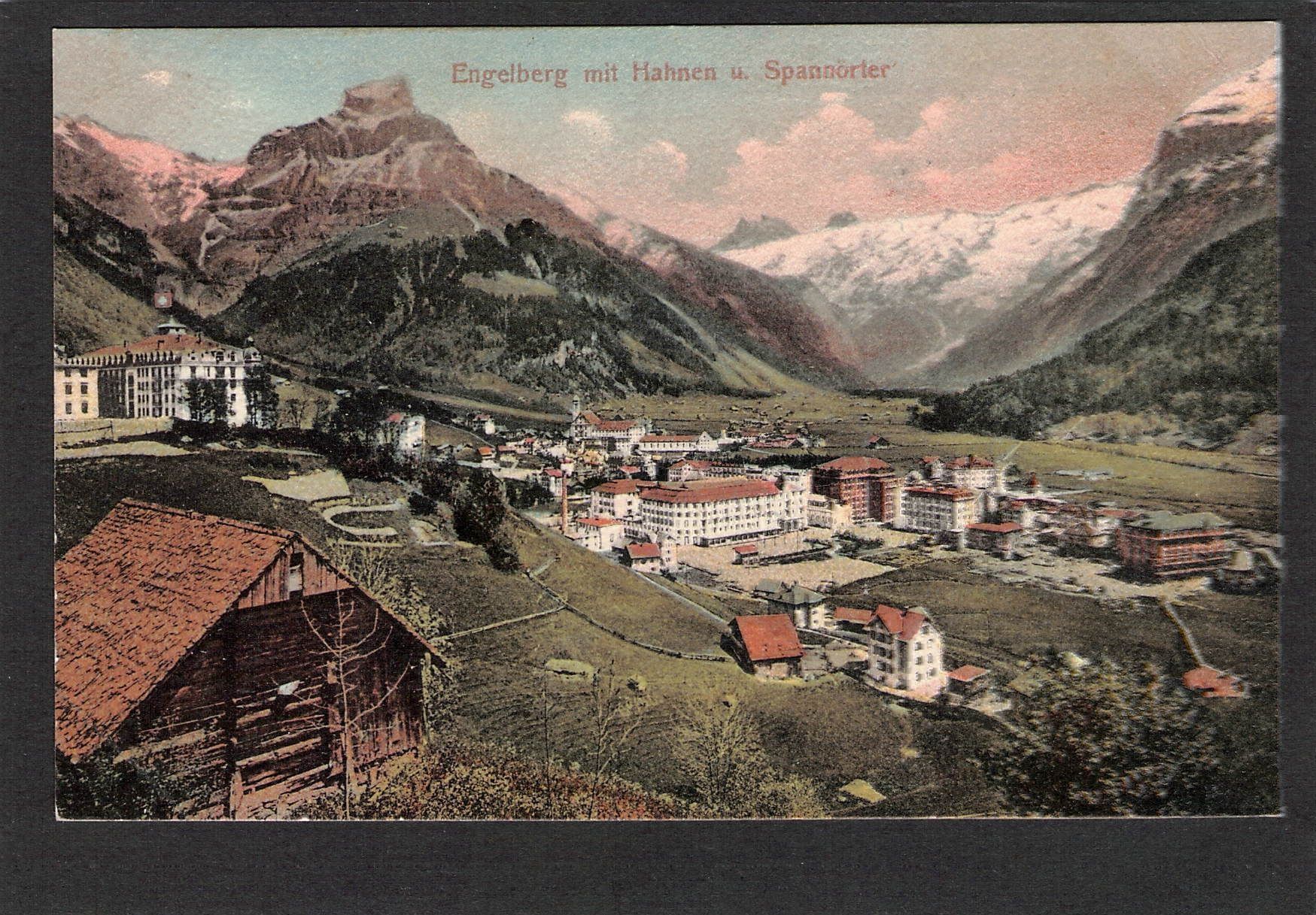 Cartoline postali: AK,OW Engelberg m. Hahnen u. Spann.,1907 – Usato da Reichenburg venduto da Pipo-67