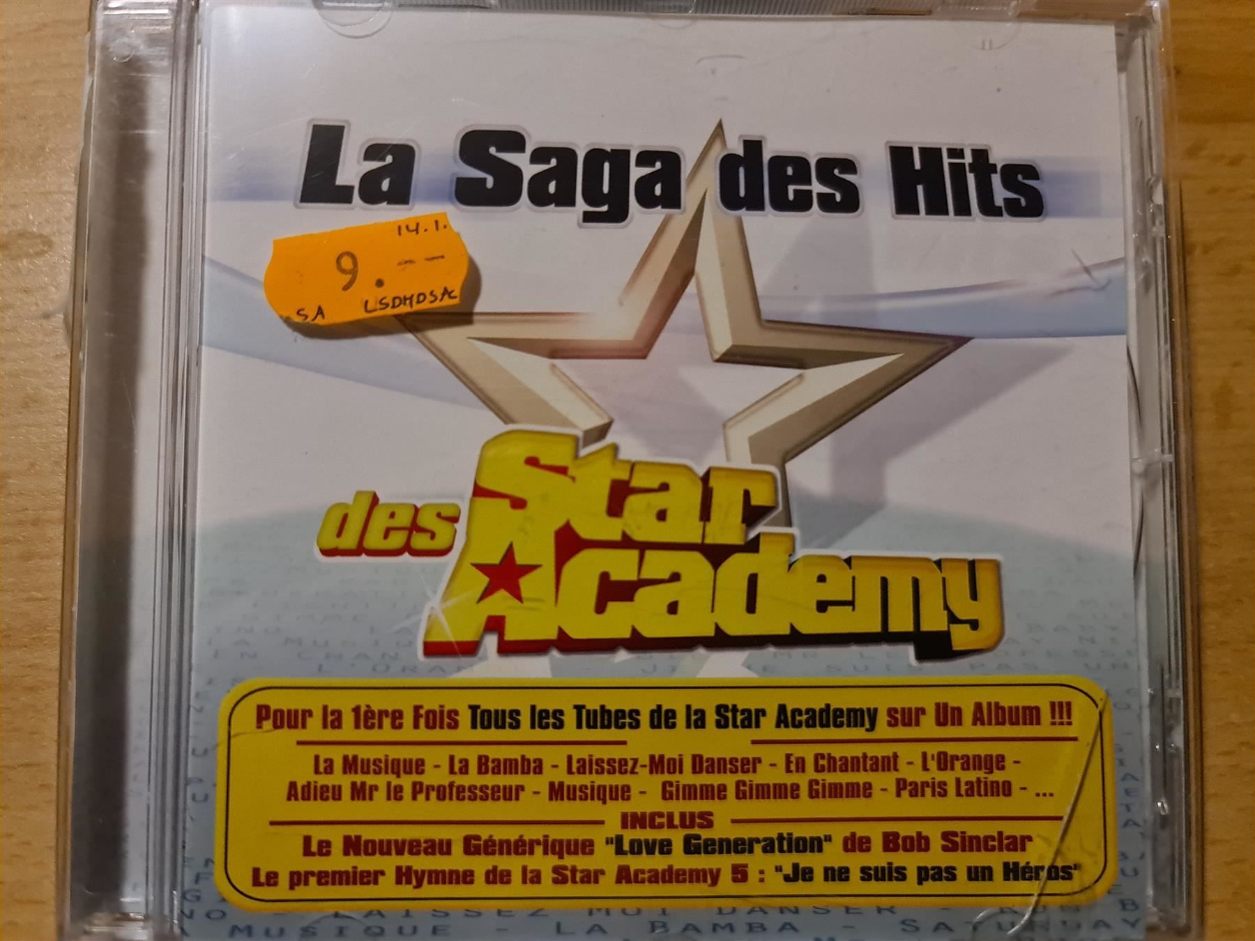 CD: La Saga des Hits Star Academy CD – Usato da Dintikon venduto da Vexi