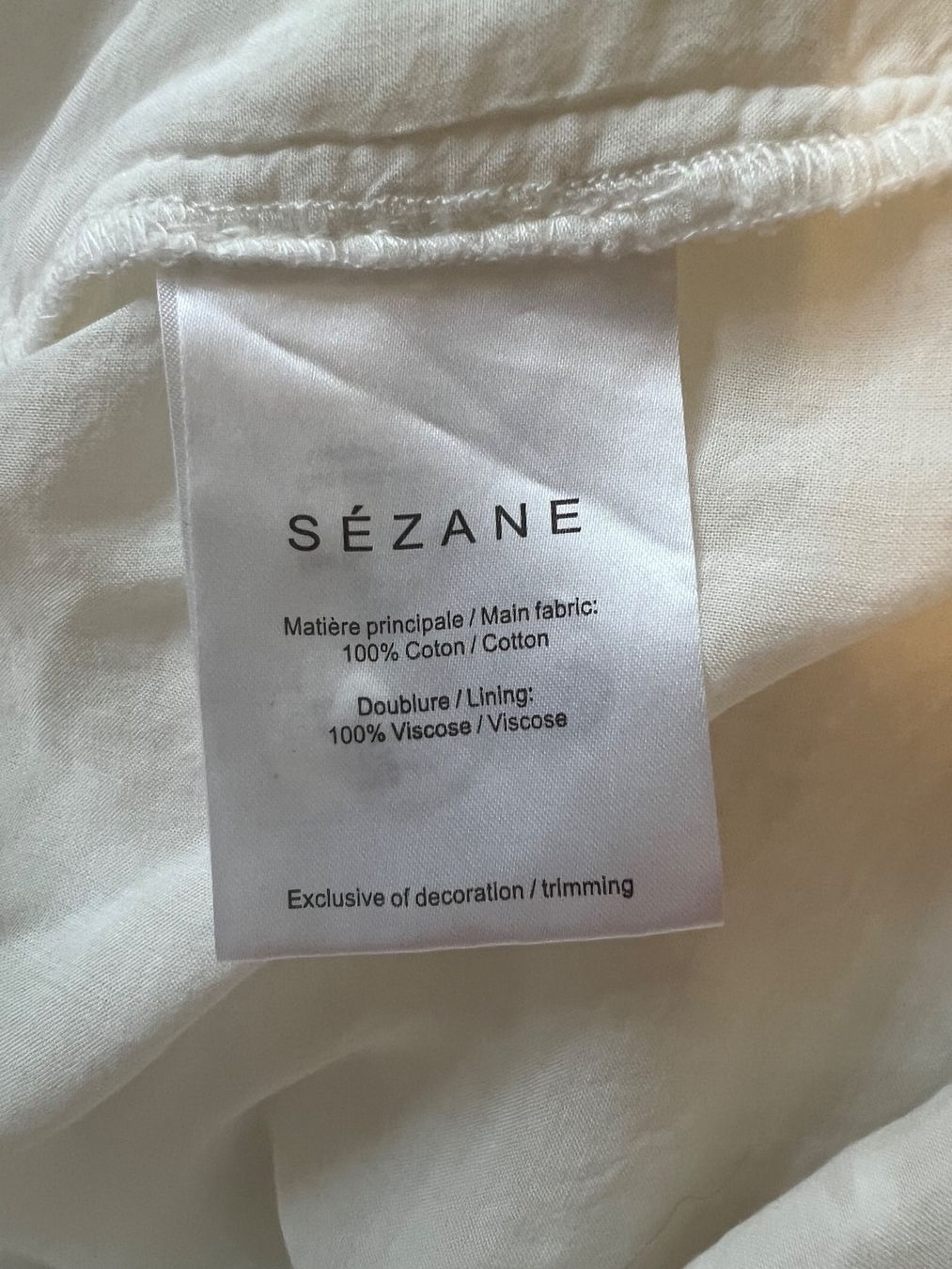 Sezane Vestiti: Sezane dress, size 36, 100% cotton – Usato da Arzier Le Muids venduto da oma_w5bq 4