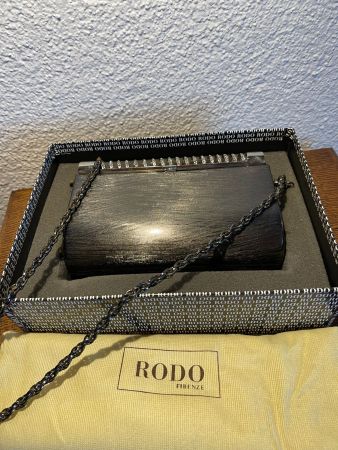 RODO Vintage Metallic Schultertasche