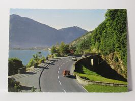 Axenstrasse , Blick auf Brunnen