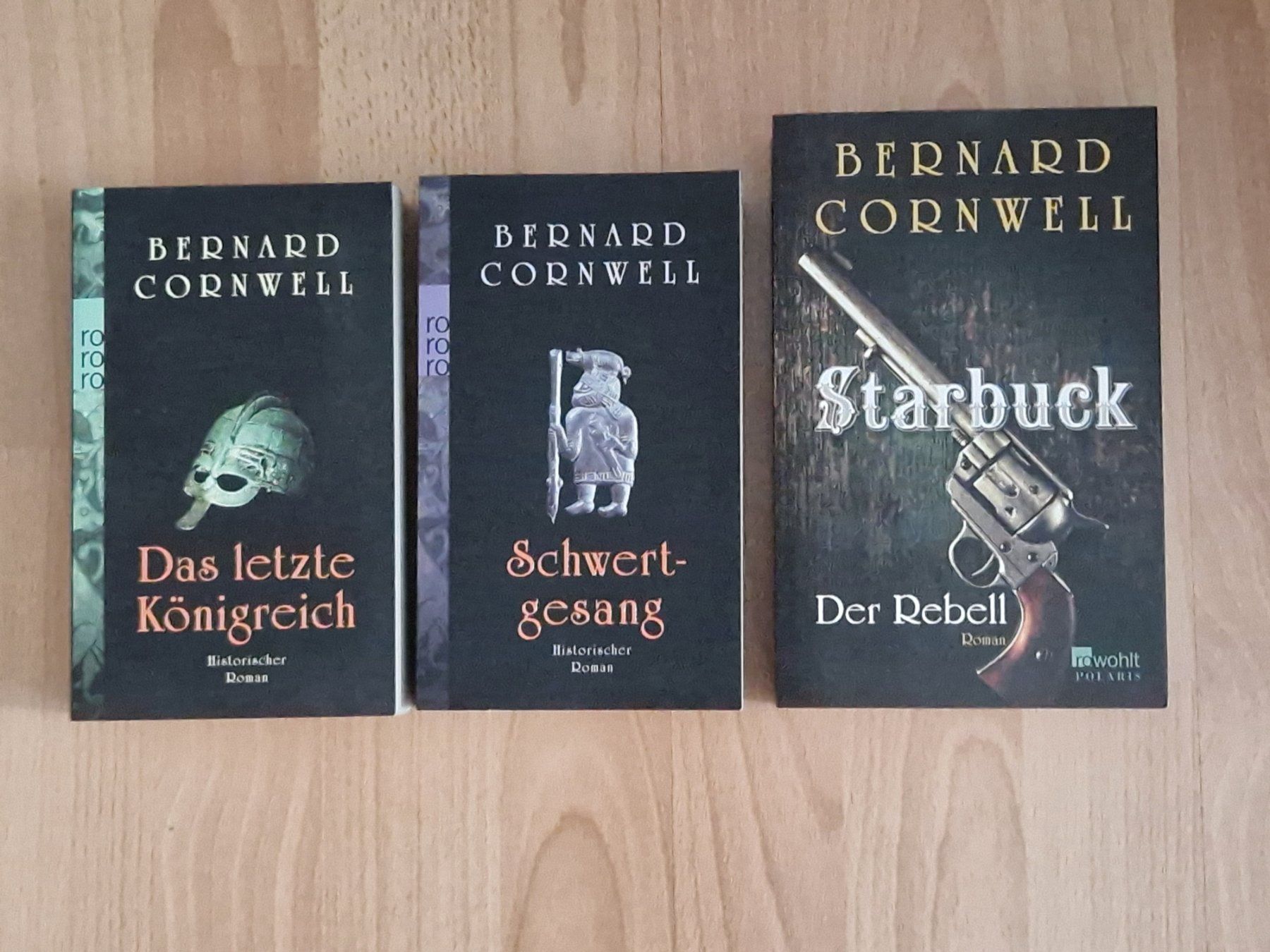 Libri: Bernard Cornwell 3 Romane Uhtred Saga + Starbuck – Usato da Neuhausen am Rheinfall venduto da Alchimista