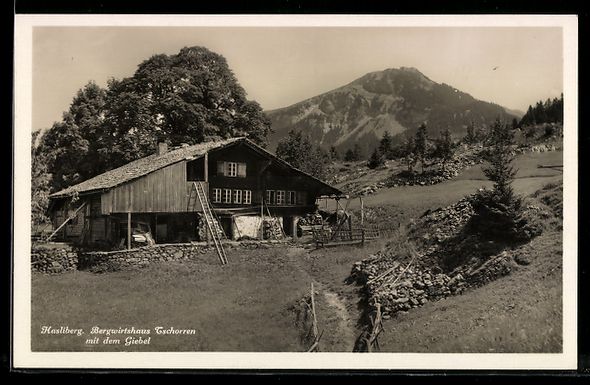 Cartoline postali: Hasliberg, Bergwirtshaus Tschorren mit d – Usato da Berlin venduto da bartko-reher