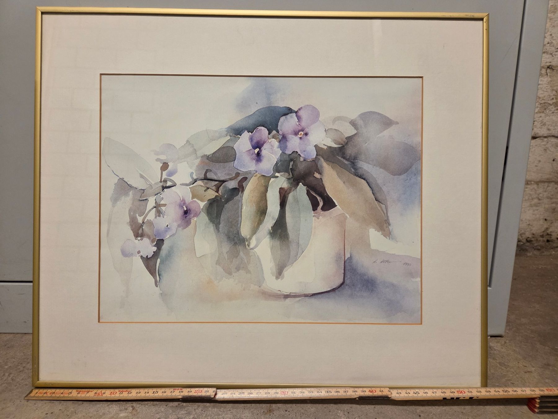 Dipinti: Aquarellbilder "Hortensien" & "Orchideen" – Usato da St. Gallen venduto da Razoon77 4