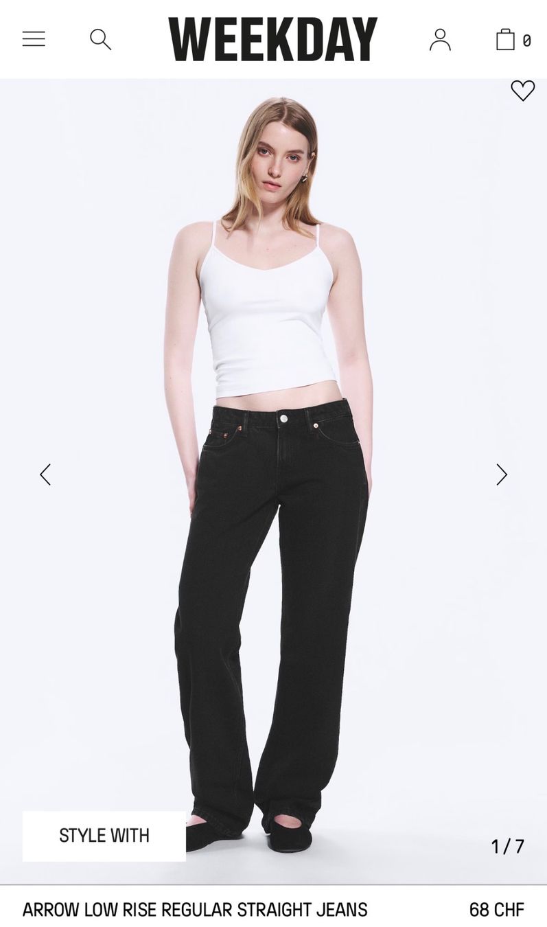 Weekday Jeans: Weekday Arrow Jeans W31 L30 - Grey Denim – Usato da Zürich venduto da mrck 4