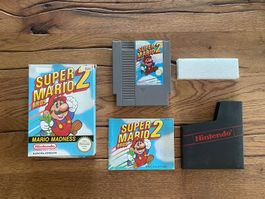 Super Mario Bros. 2 (NES) - grosse OVP mit Anleitung!