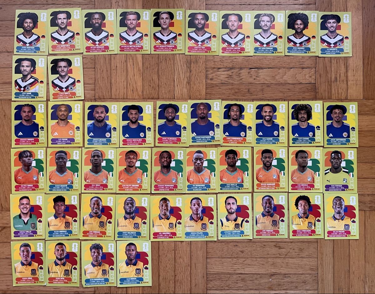 Panini Cartes à collectionner: Panini Sticker WM 2026 Gruppe E – Neuf (Voir description) à Bubikon par TheresaK86