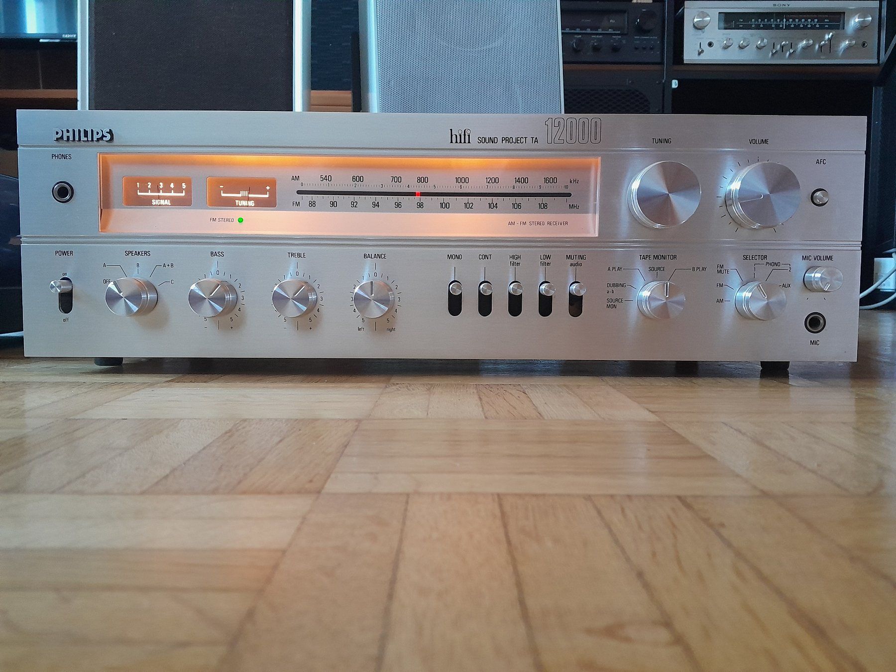 Philips Receiver: Philips HiFi Sound Project TA 1200 – Gebraucht aus Hinterforst von duty76
