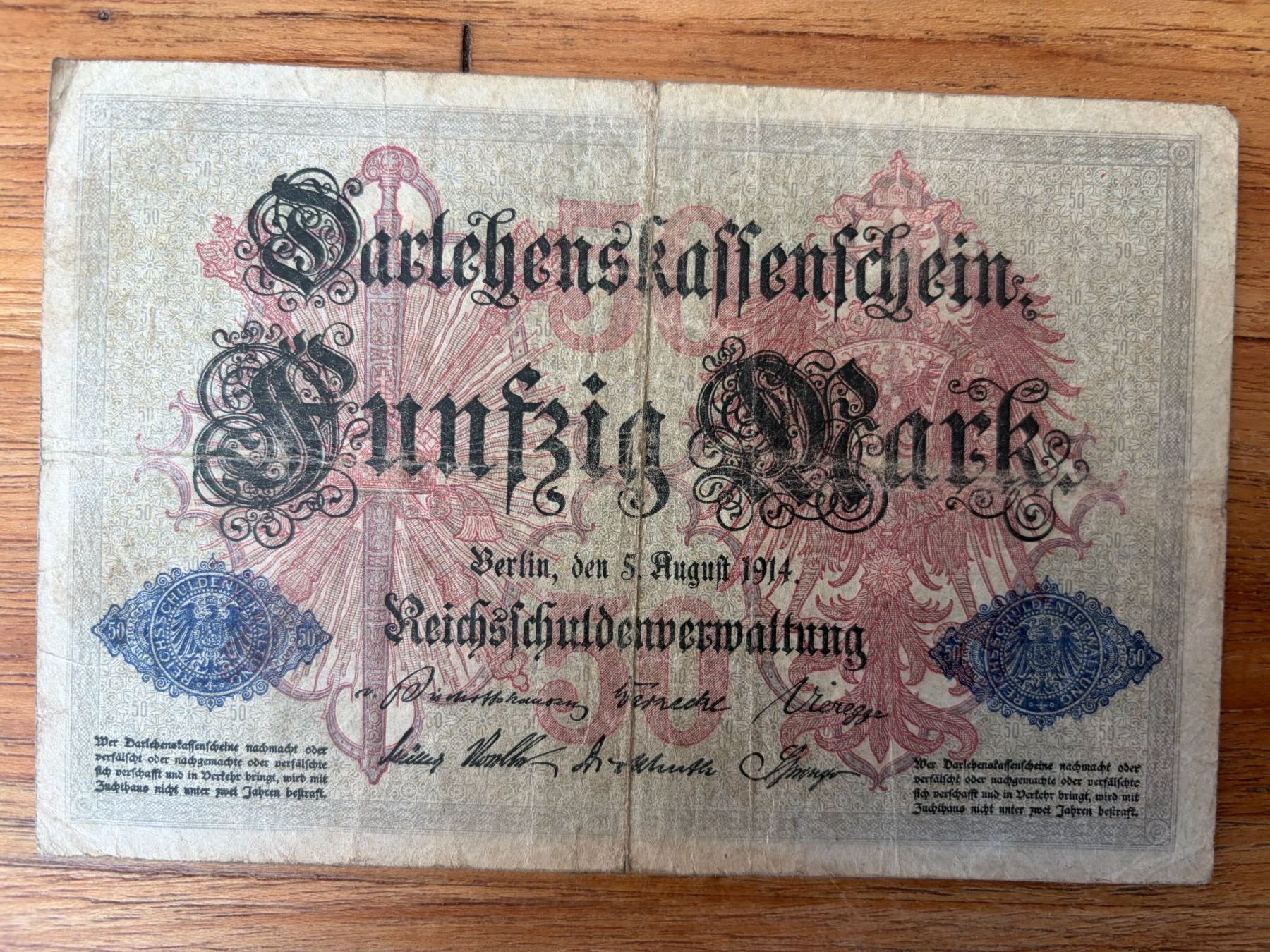 Banconote: Darlehenskassenschein über 50 Mark – Usato da Jona venduto da Elvis8645 1