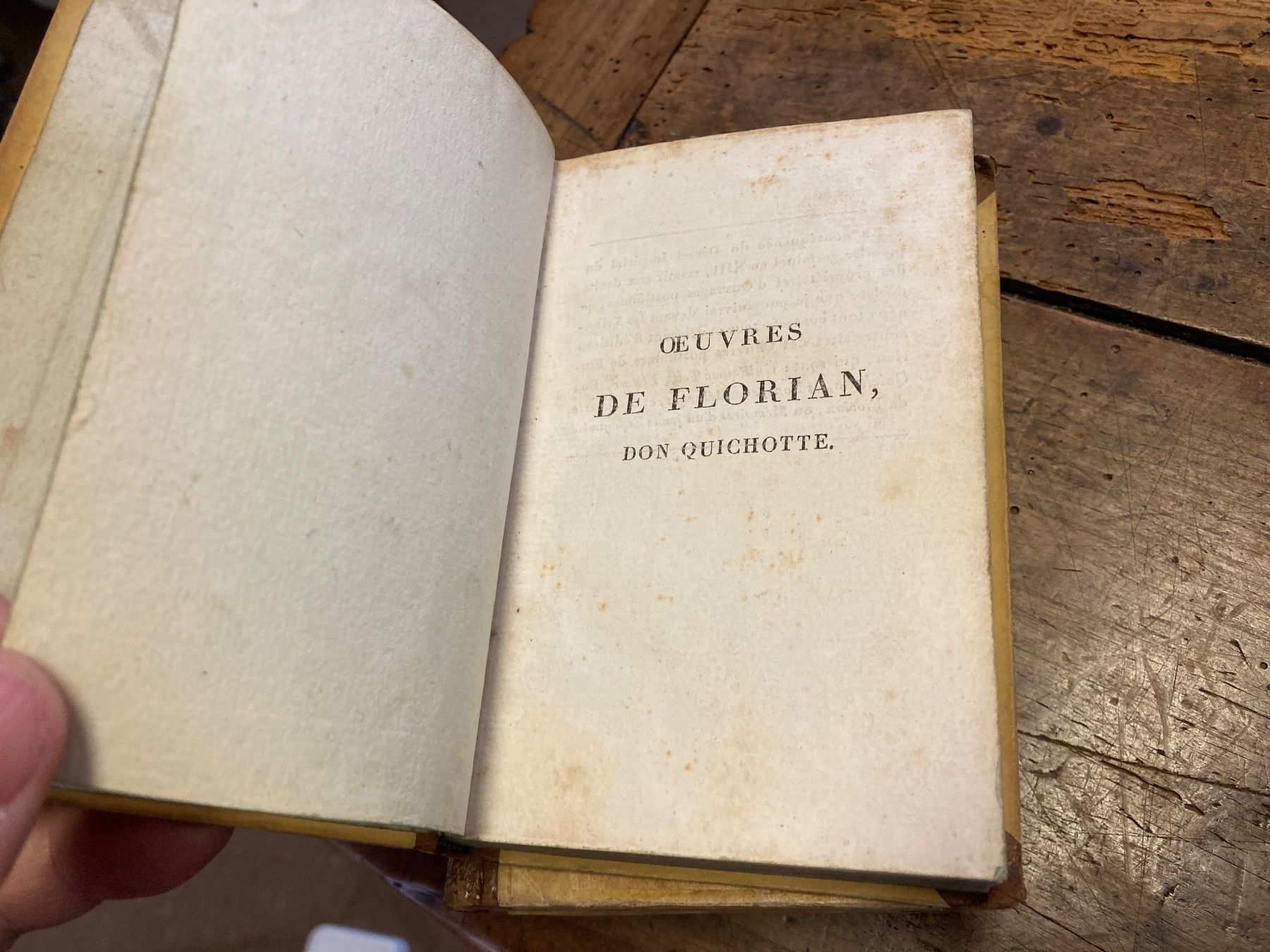 Bücher: Don Quichotte de la Manche FLORIAN 4 Bände – Gebraucht aus Bern von Jwpm66 1