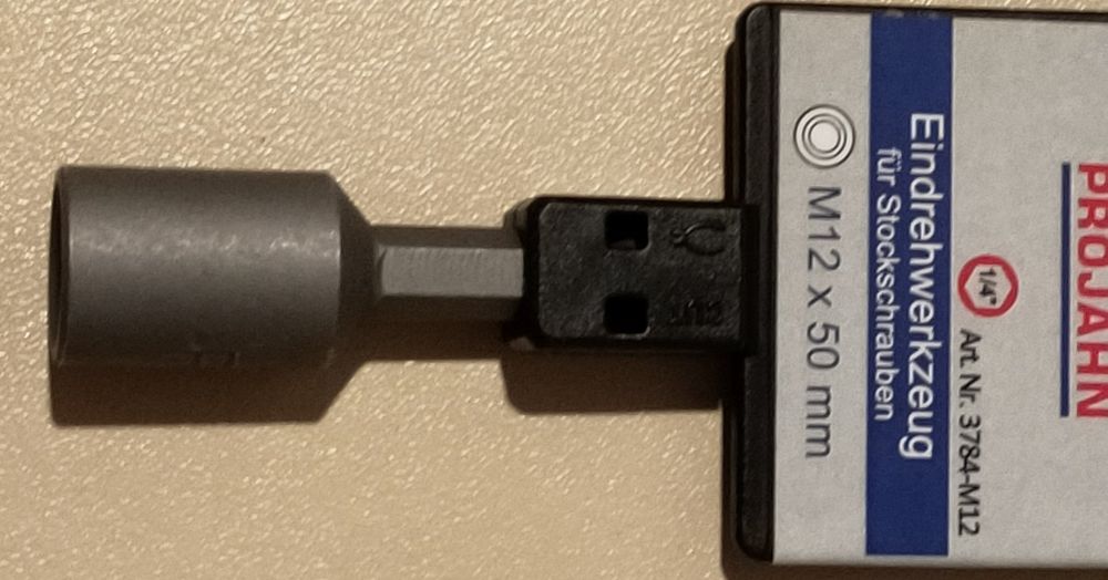 Eisenwaren: 100 Stk Stockschrauben M 12x200 V2A (Liefer. m. Eindrehhilfe – Neu (gemäss Beschreibung) aus Nürensdorf von Cocacola 6